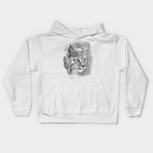 Bobcat - Big Cat - Wild Cat Kids Hoodie